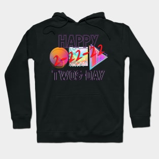 Happy Twosday. February 22nd 2022, Twosday gift, Funny 2-22-22. Gift For Pisces Born Hoodie